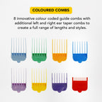 Wahl Colour Pro Cordless Hair Clipper - Family Friendly Kit with Colour-Coded Combs - Rechargeable Trimmer Set - Damaged Box