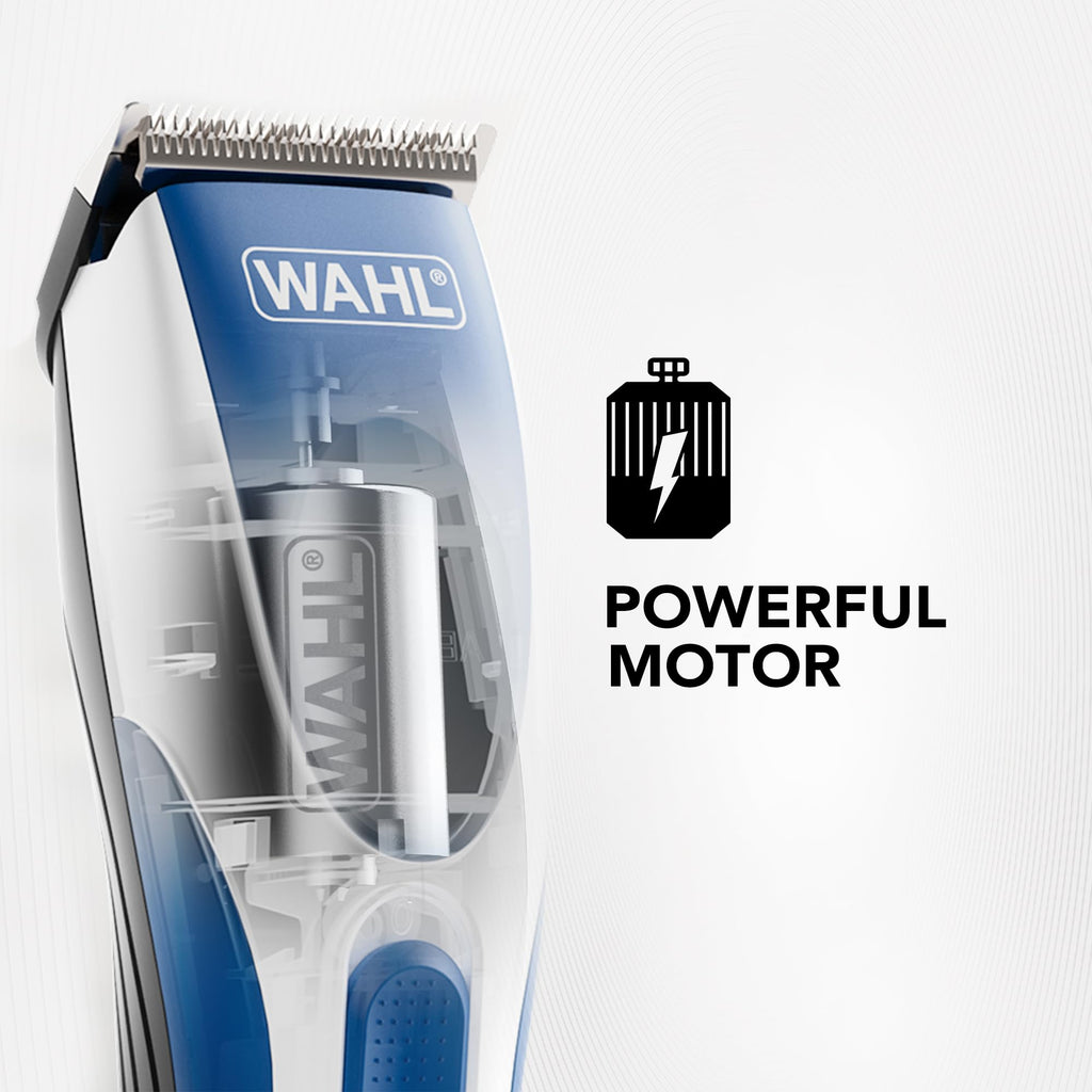 Wahl Colour Pro Cordless Hair Clipper - Family Friendly Kit with Colour-Coded Combs - Rechargeable Trimmer Set - Damaged Box