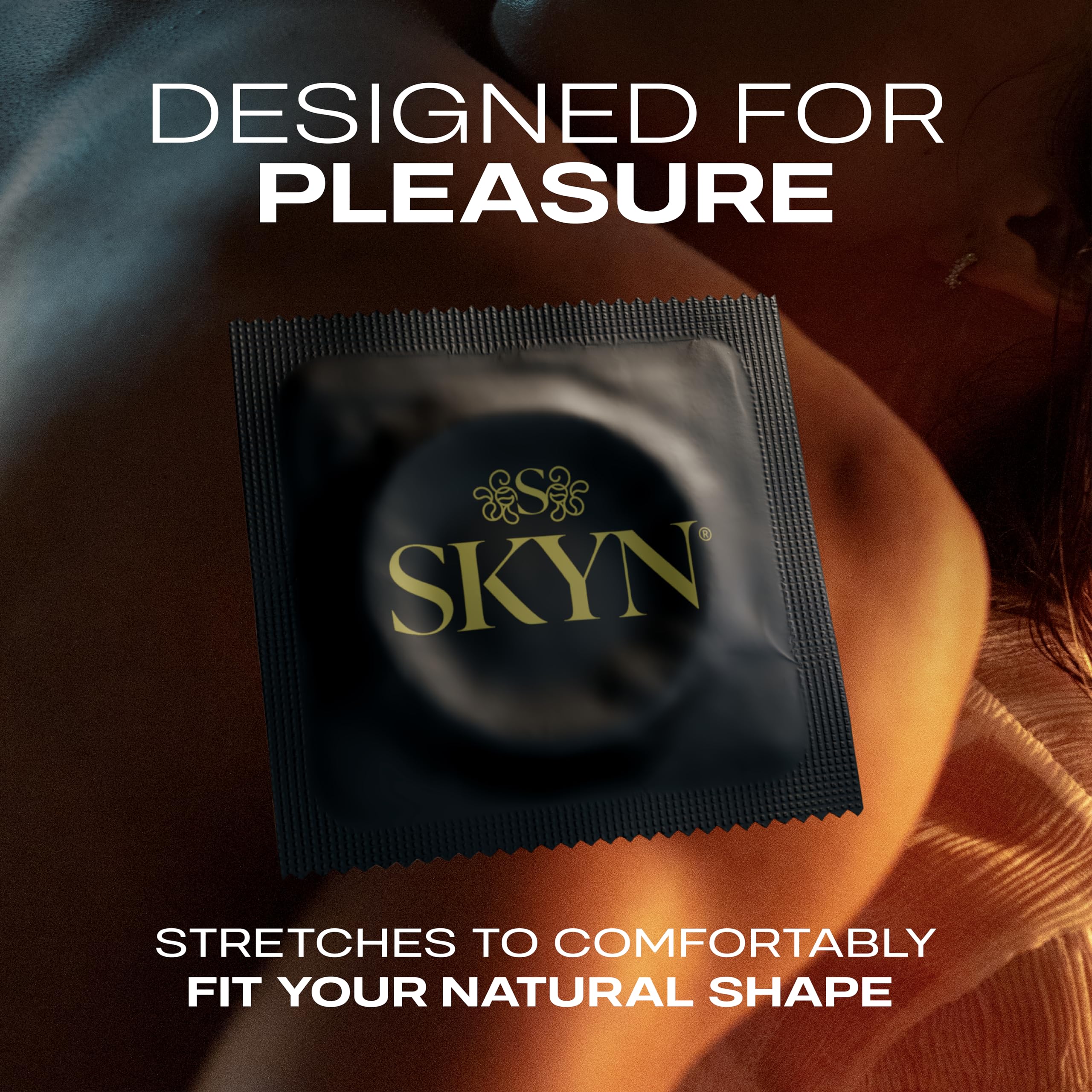 SKYN Elite Condoms - 24 Pack Ultra-Thin Latex Free Regular Size 53mm - SKYNFEEL Lubricated Smooth Surface - Damaged Box - BBE 04/2030
