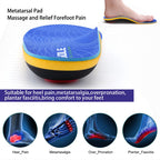 VALsole Orthotic Insole - Arch Support for Plantar Fasciitis, Flat Feet, Overpronation, Heel Pain - UK 9 (28cm) Blue - Damaged Box