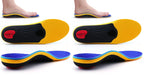 VALsole Orthotic Insole - Arch Support for Plantar Fasciitis, Flat Feet, Overpronation, Heel Pain - UK 9 (28cm) Blue - Damaged Box