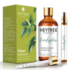 HEYTREE Eucalyptus Essential Oil 150ml - Natural Diffuser Aromatherapy Shower Steamer Cleaning Spray Clear Nose Travel - New - BBE 07/2028