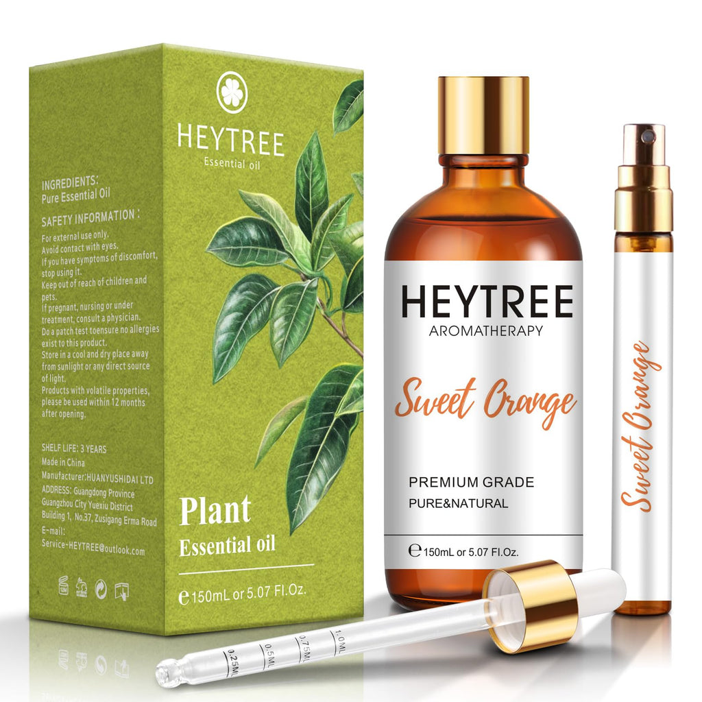 HEYTREE Eucalyptus Essential Oil 150ml - Natural Diffuser Aromatherapy Shower Steamer Cleaning Spray Clear Nose Travel - New - BBE 07/2028