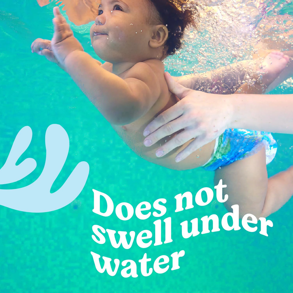 Huggies Little Swimmers Swim Nappies Size 2-3 (3-8kg) 36 Pants - Adjustable Tabbed Sides Frozen Design Baby Swimming Nappies - Damaged Box