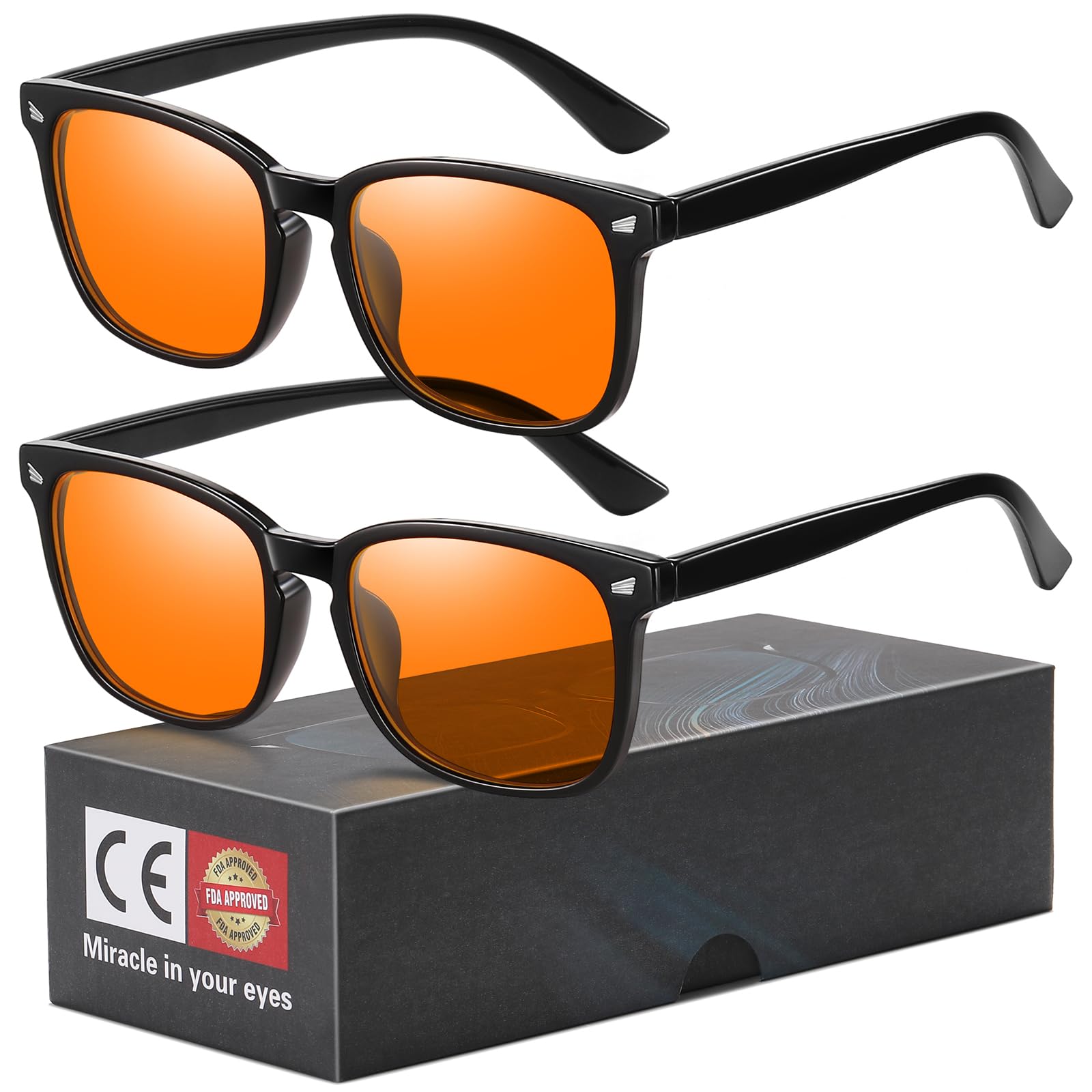 Okany Blue Light Blocking Gaming Glasses - Esports Computer Gamer Anti Glare UV400 Filter for Men Women Eyestrain Relief - Very Good