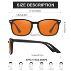 Okany Blue Light Blocking Gaming Glasses - Esports Computer Gamer Anti Glare UV400 Filter for Men Women Eyestrain Relief - Very Good