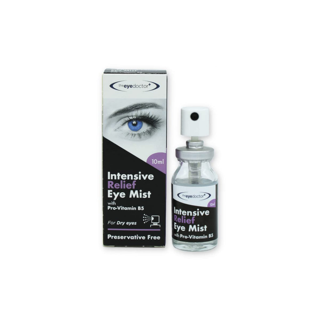 The Eye Doctor Eye Mist Intensive Relief - 10ml Spray - Dry Tired Irritated Eyes - Pro-Vitamin B5 - Contact Lens Safe - Damaged Box - BBE 02/2028