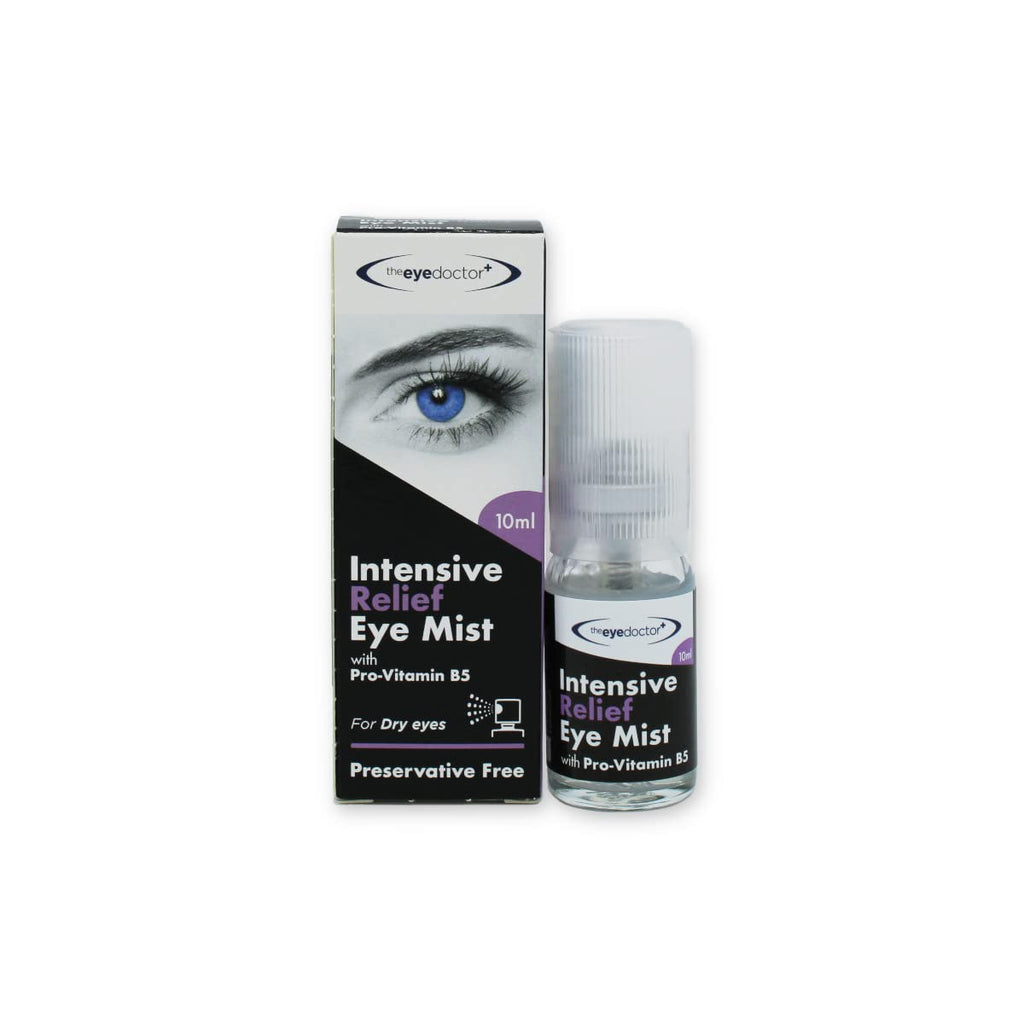 The Eye Doctor Eye Mist Intensive Relief - 10ml Spray - Dry Tired Irritated Eyes - Pro-Vitamin B5 - Contact Lens Safe - Damaged Box - BBE 02/2028
