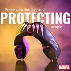 Marvel Black Panther Sports Mouthguard - Dual Layer Premium Gum Shield for Adults - Boxing MMA Rugby Martial Arts Judo with Case - Damaged Box