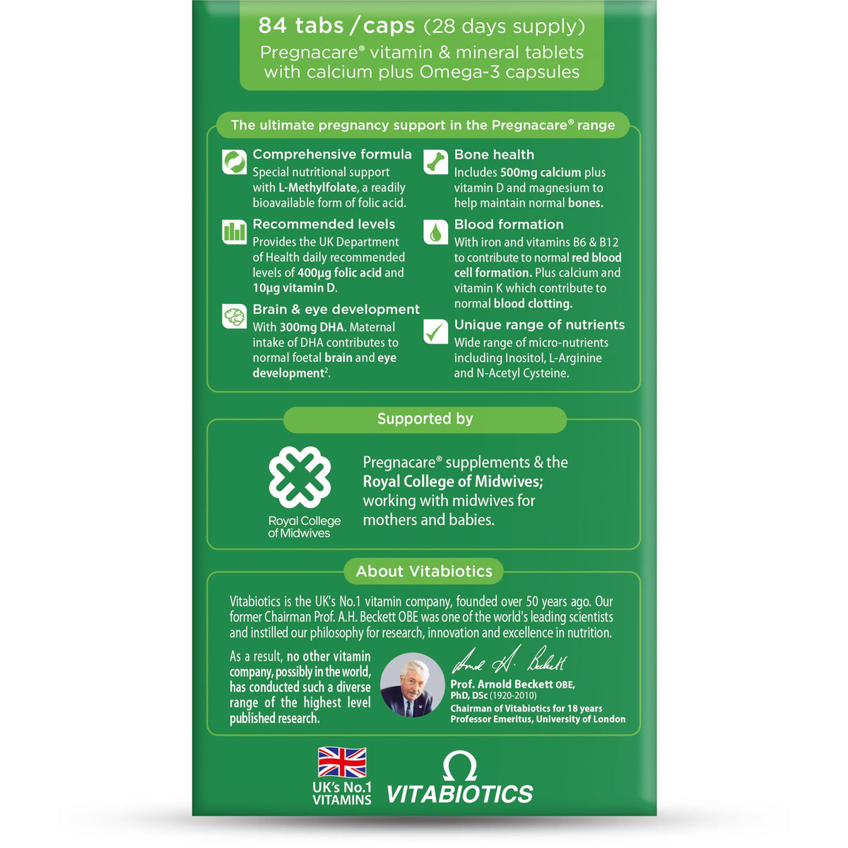 Pregnacare MAX Pregnancy Vitamins - UK's No.1 Pregnancy Brand. Greater Prenatal Care for Women, Supplement with Added Omega-3 DHA for Normal Brain and Eye Development - New - BBE 11/2027