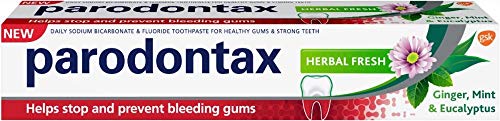 Parodontax Herbal Fresh Toothpaste - Gum Health & Plaque Removal - Mint Fluoride - 75ml Tube - Damaged Box - BBE 03/2028