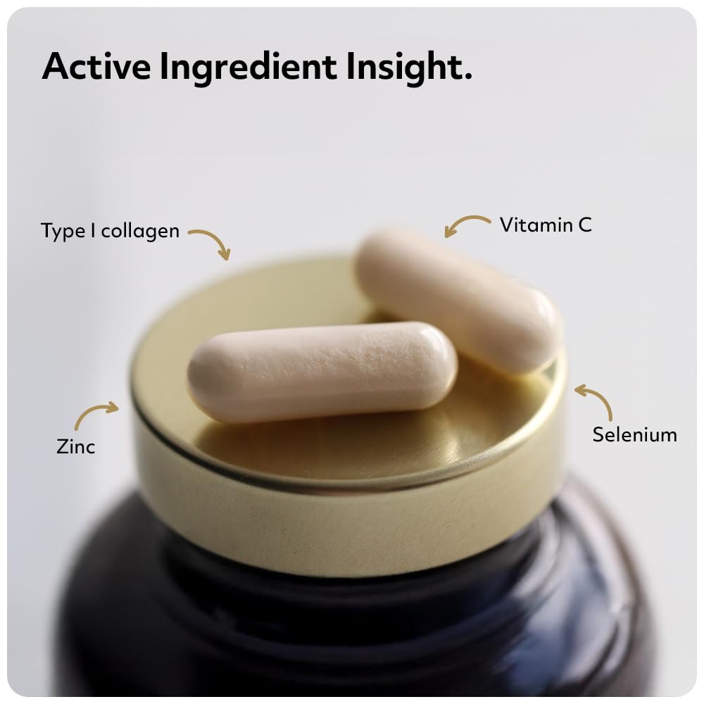 Protein Works Marine Collagen Extra Gold 60 Capsules Hydrolysed Supplement - New - BBE 09/2026