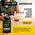 Nature Diet Berberine, 1000 mg Berberine HCL per Serving, 60 Vegan Capsules - Damaged Box - BBE 07/2026