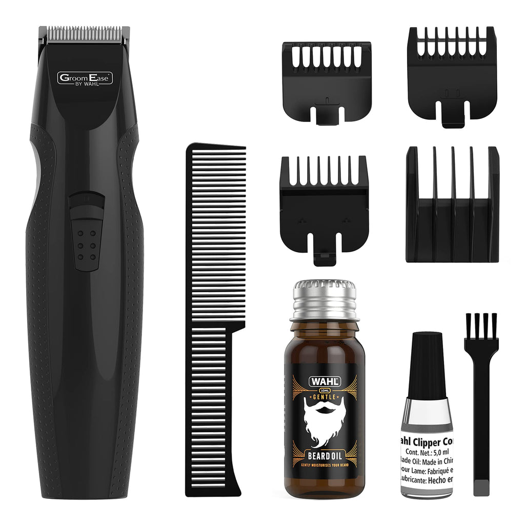 Wahl GroomEase Battery Stubble & Beard Trimmer - Cordless Facial Hair Grooming Tool for Men - Travel Friendly - Damaged Box