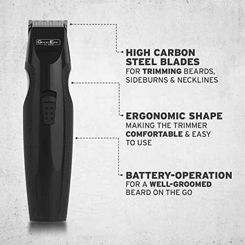 Wahl GroomEase Battery Stubble & Beard Trimmer - Cordless Facial Hair Grooming Tool for Men - Travel Friendly - Damaged Box