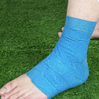 ANAMPION Self Adhesive Bandage 12 Rolls - 5cm x 4.5m Blue Cohesive Sports Tape Elastic Wrap for First Aid - Damaged Box