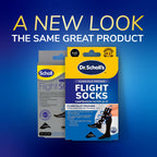 Dr. Scholl's Flight Socks - Compression Travel Socks - DVT & Swollen Ankle Prevention - Sheer - Size 9-12 - 1 Pair - Damaged Box