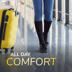 Dr. Scholl's Flight Socks - Compression Travel Socks - DVT & Swollen Ankle Prevention - Sheer - Size 9-12 - 1 Pair - Damaged Box