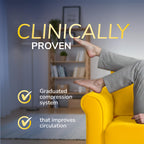 Dr. Scholl's Flight Socks - Compression Travel Socks - DVT & Swollen Ankle Prevention - Sheer - Size 9-12 - 1 Pair - Damaged Box