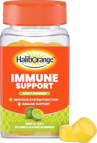 Haliborange Adult Immunity Support - 30 Lime Gummies - New - BBE 07/2026