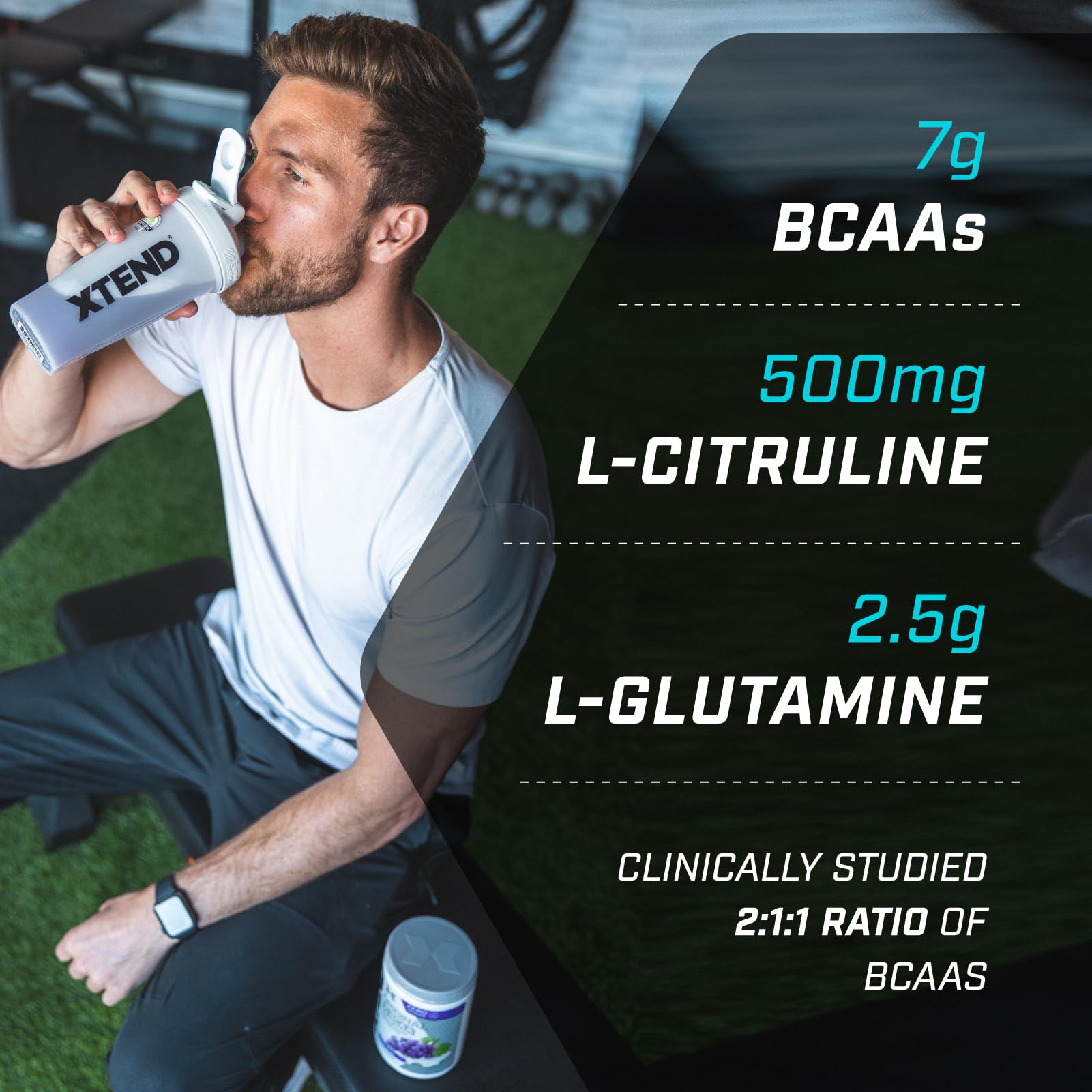 XTEND Original BCAA Powder Strawberry Kiwi Splash 30 Servings | 7g BCAAs Per Serving | Sugar Free Branched Chain Amino Acids and Electrolytes Powder for Post Workout Muscle Recovery and Hydration - New - BBE 07/2026