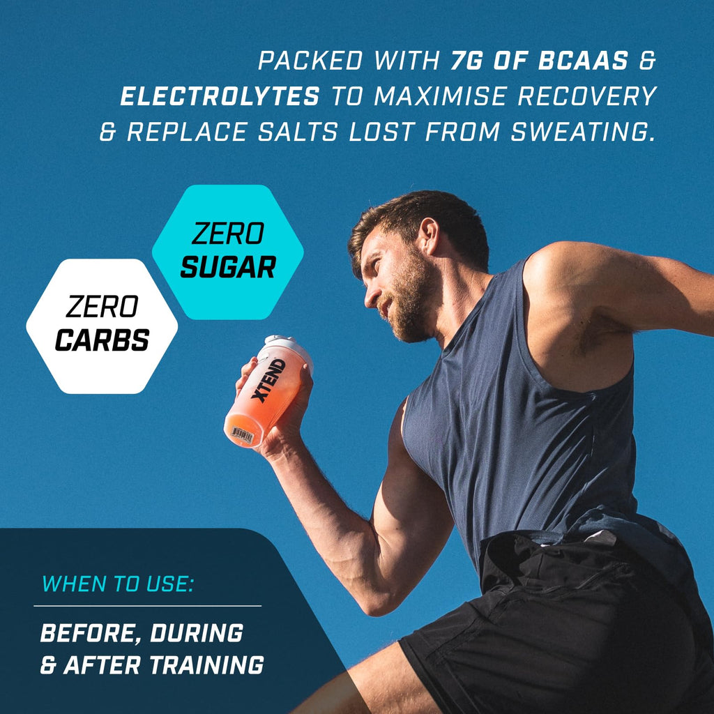XTEND Original BCAA Powder Strawberry Kiwi Splash 30 Servings | 7g BCAAs Per Serving | Sugar Free Branched Chain Amino Acids and Electrolytes Powder for Post Workout Muscle Recovery and Hydration - New - BBE 07/2026