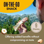 Fulfil Vitamin & Protein Bars - Chocolate Hazelnut Whip - 15 x 40g - 14g High Protein Low Sugar 9 Vitamins - New - BBE 12/2026