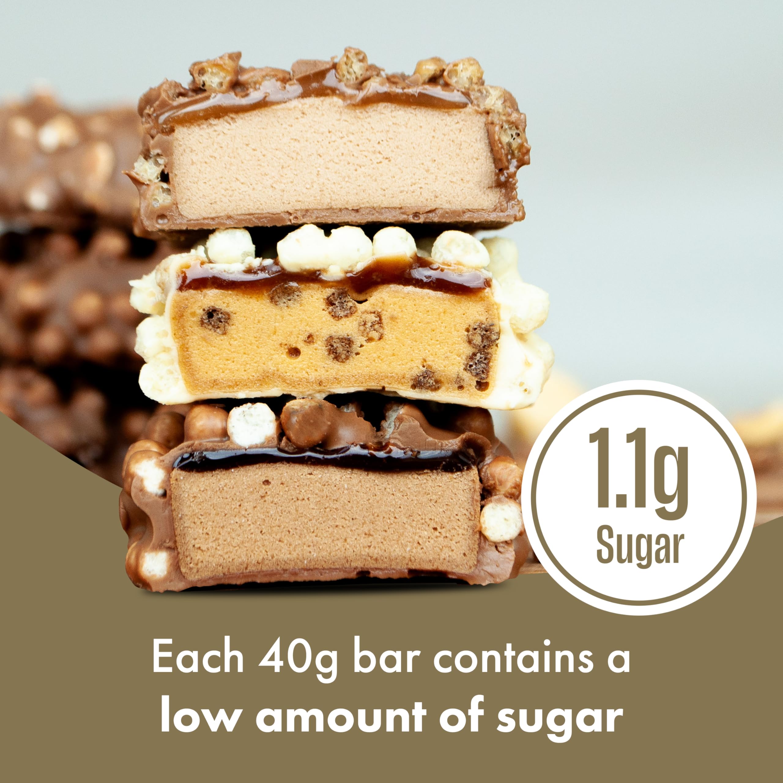 Fulfil Vitamin & Protein Bars - Chocolate Hazelnut Whip - 15 x 40g - 14g High Protein Low Sugar 9 Vitamins - New - BBE 12/2026