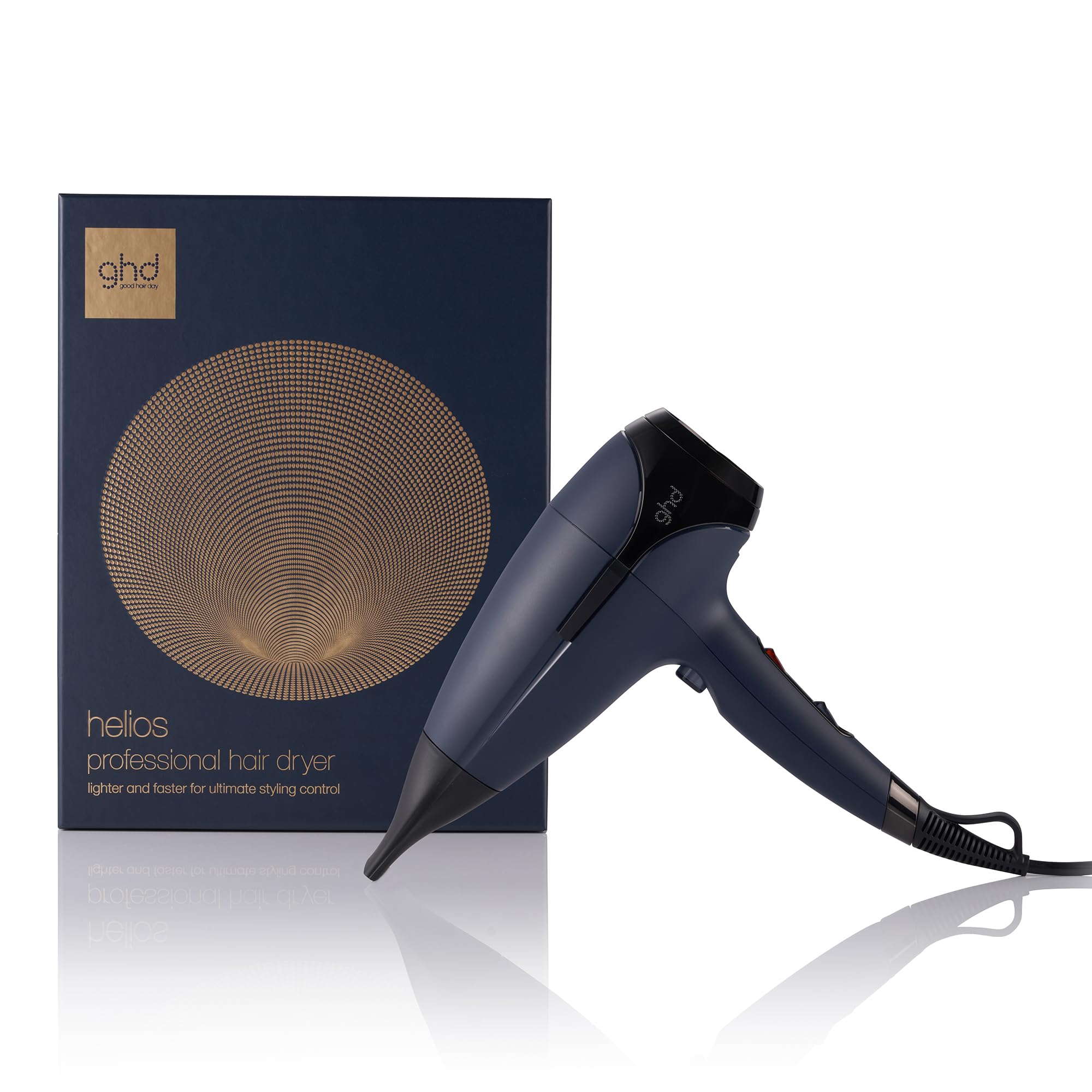 GHD Helios Hair Dryer - Professional Hairdryer - Powerful Airflow - Styling Tool - Damaged Box