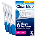 Clearblue Ultra Early Pregnancy Test - 3 Tests - High Sensitivity Home Pregnancy Kit - Damaged Box - BBE 03/2030