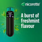 Nicorette Quickmist SmartTrack Mouthspray (2 x 150 sprays), Freshmint, Quit Vaping or Quit Smoking Aid designed to start reducing cravings in 30 Seconds, Smoking or Vaping Cessation Aid - Damaged Box - BBE 08/2029
