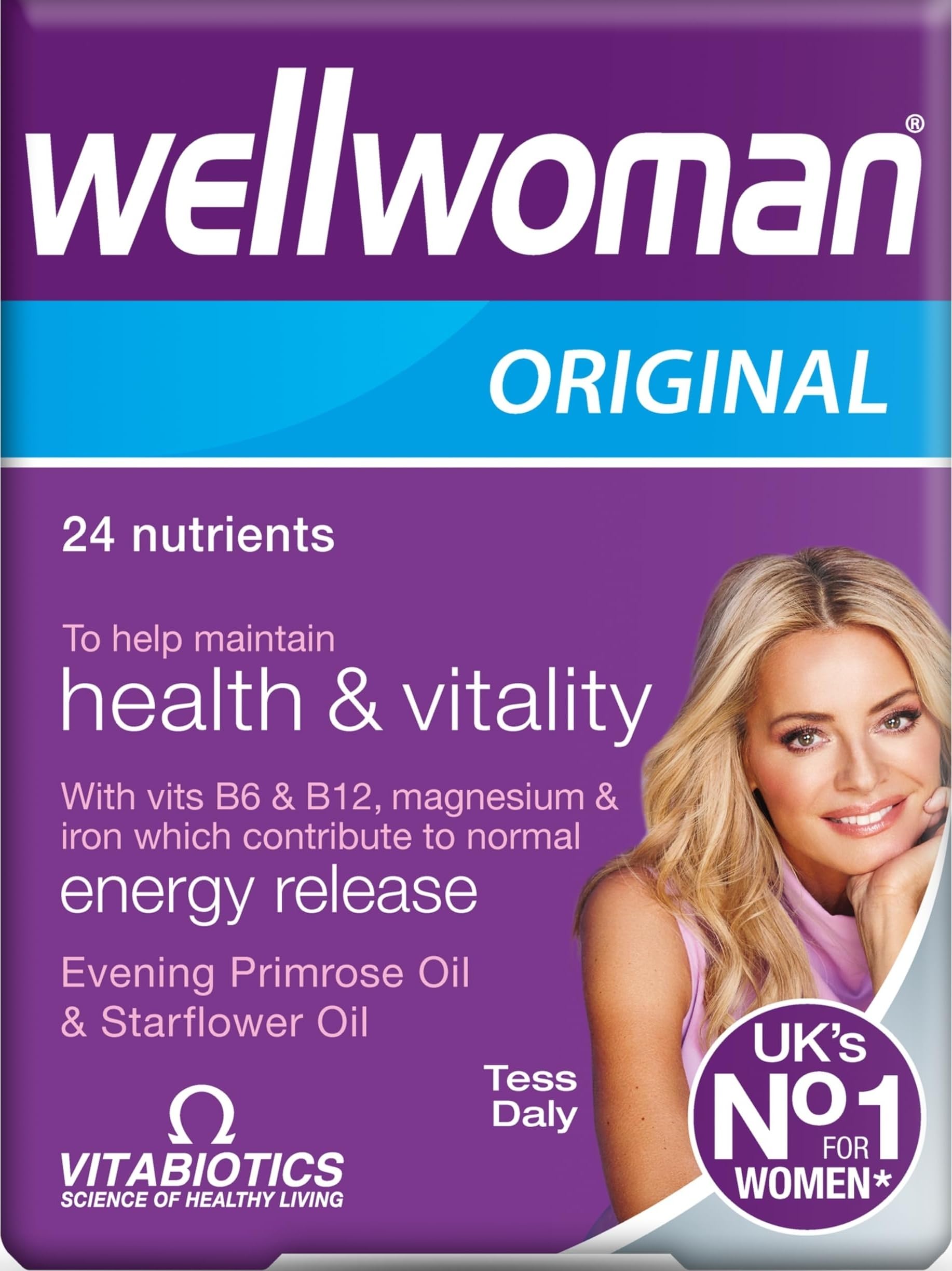 Vitabiotics Wellwoman Original - 90 Capsules - Women's Health Multivitamin Supplement Pack - Damaged Box - BBE 11/2027