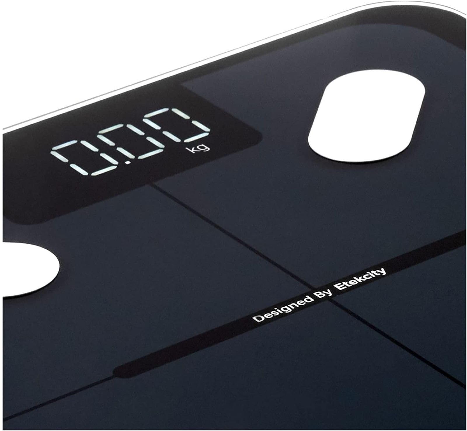 Etekcity Smart Scales for Body Weight - Digital Bathroom Weighing Scale - BMI, Fat, Muscle Mass - App & Bluetooth - 400lb/180kg - Damaged Box