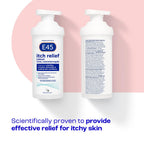 E45 Itch Relief Cream 500g - Eczema, Dry Skin, Dermatitis Treatment Lotion - Damaged Box - BBE 09/2026
