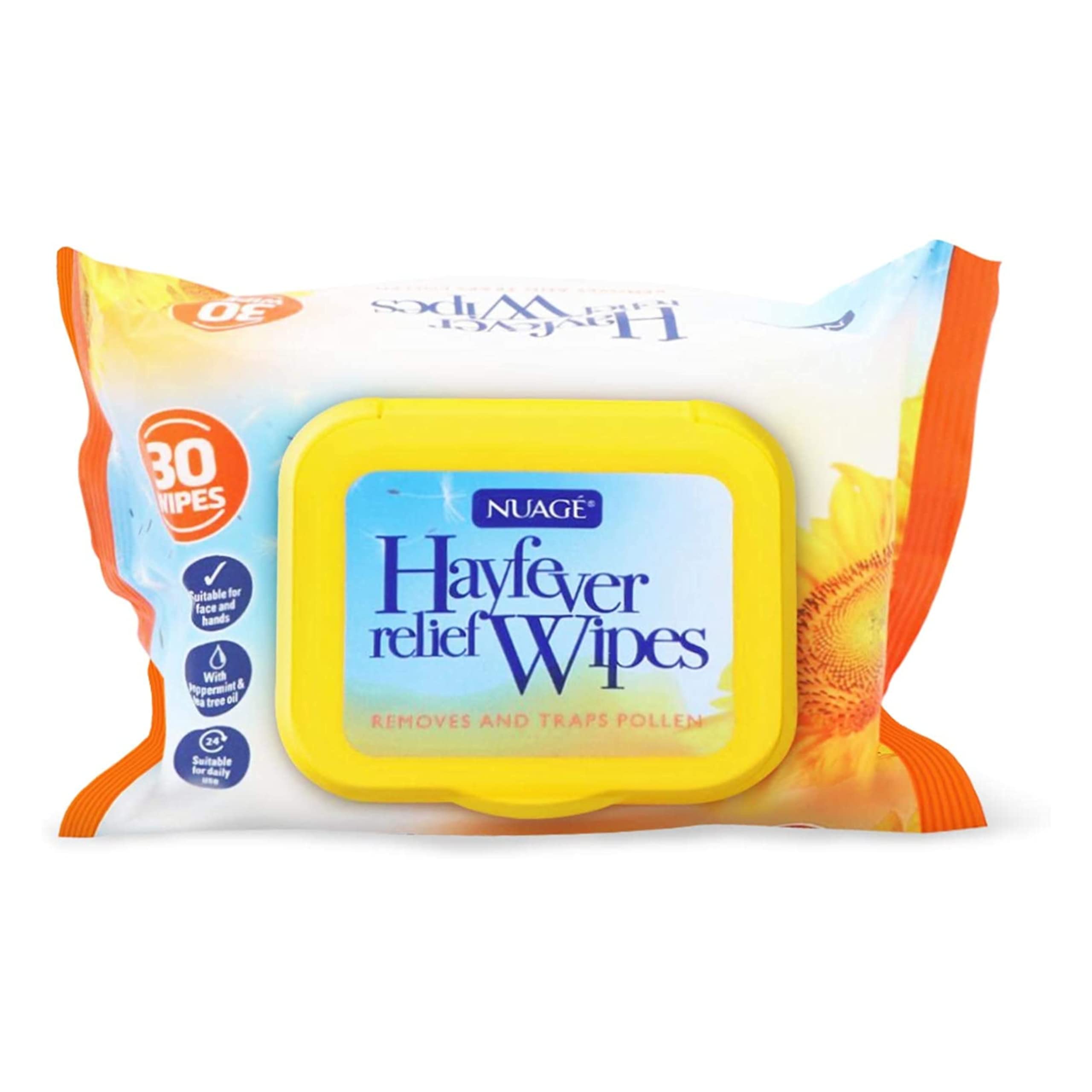 Nuage Hayfever Survival Kit - 30 Wipes, Barrier Balm, Face Mist, Cooling Gel Eye Mask & Pads - Natural Relief - New