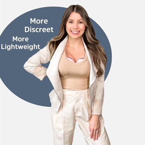 MOMMED Double Electric Breast Pump - Hands-Free Wearable - 3 Modes, 12 Levels - 24mm Flange & 17/19/21mm Inserts - Rechargeable - Damaged Box