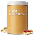 Vilgain 100% Peanut Butter 1000g Smooth - No Added Sugar, Palm Oil or Salt - Vegan, Protein-Rich, Gluten-Free - New - BBE 01/2027