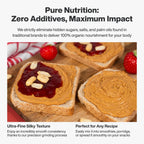 Vilgain 100% Peanut Butter 1000g Smooth - No Added Sugar, Palm Oil or Salt - Vegan, Protein-Rich, Gluten-Free - New - BBE 01/2027