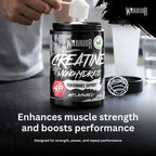 Warrior Creatine Monohydrate Powder 500g - 166 Servings Micronised Pure Unflavoured Supplement for Men & Women - New - BBE 05/2027