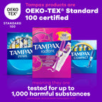 Tampax Radiant Tampons Super Absorbency with LeakGuard Braid - 28 Count - Damaged Box