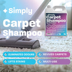 Dirtbusters Simply Carpet Cleaner Shampoo Solution - Stain Remover - 5L - Machine & Manual Use - Damaged Box