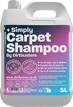 Dirtbusters Simply Carpet Cleaner Shampoo Solution - Stain Remover - 5L - Machine & Manual Use - Damaged Box