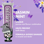 Marvis Jasmine Mint Toothpaste 85ml - Plaque Removal, Healthy Gums, Fresh Breath Formula - Damaged Box