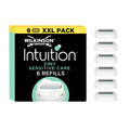 Wilkinson Sword Intuition Sensitive Care Women's Razor Blade Refills - 6 Pack - Aloe Vera & Vitamin E - For Her - Damaged Box