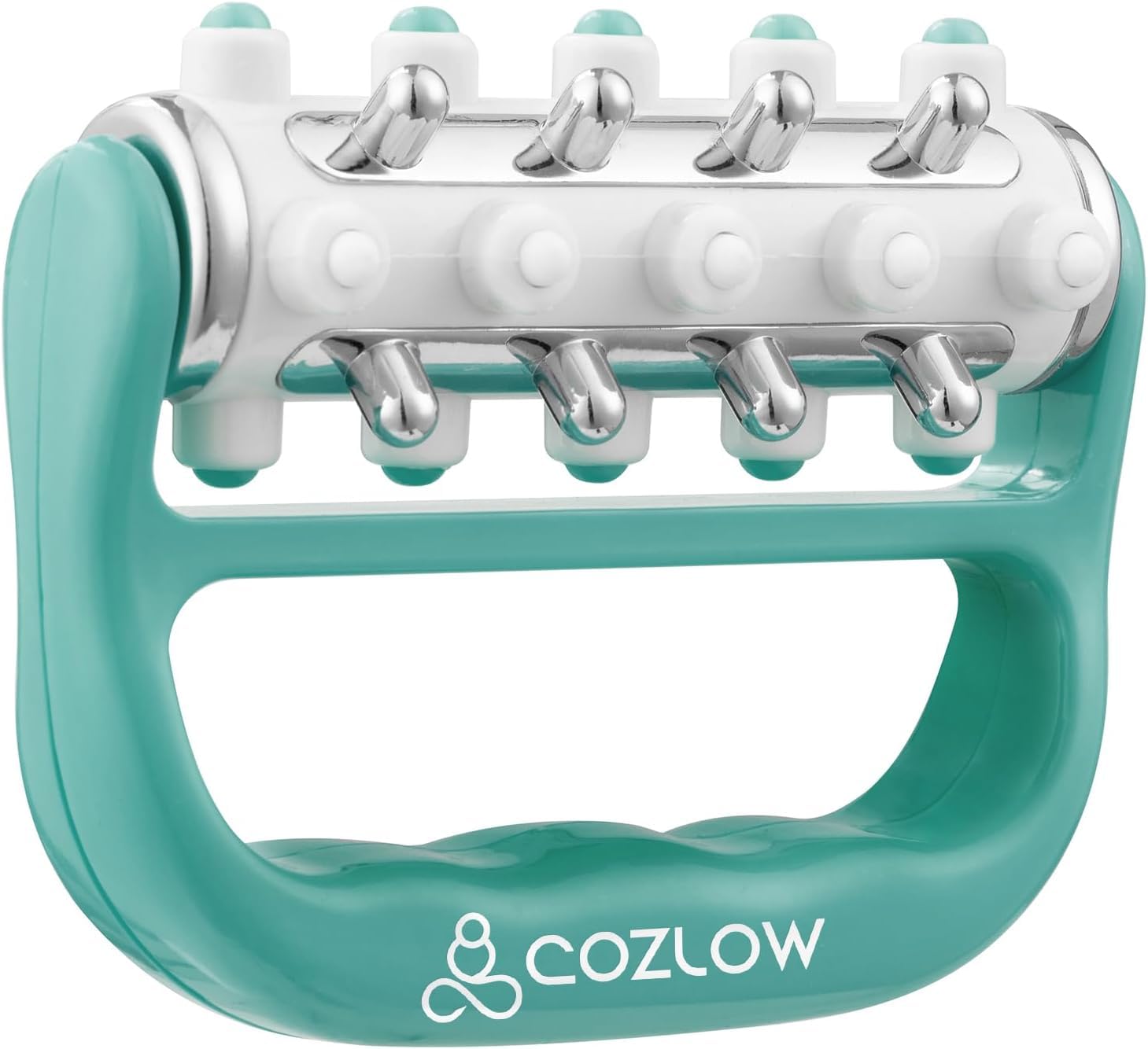 Cozlow MyoRelease Lymphatic Drainage Massager - Green Handheld Fascia Release Scar Tissue Roller for Body, Cellulite - Damaged Box