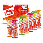 HIGH5 Sport Gel Running Pack - Energy Sachets - Mixed Flavours, 20x40g - Quick Fuel for Cycling, Running, Training - Damaged Box - BBE 01/2027