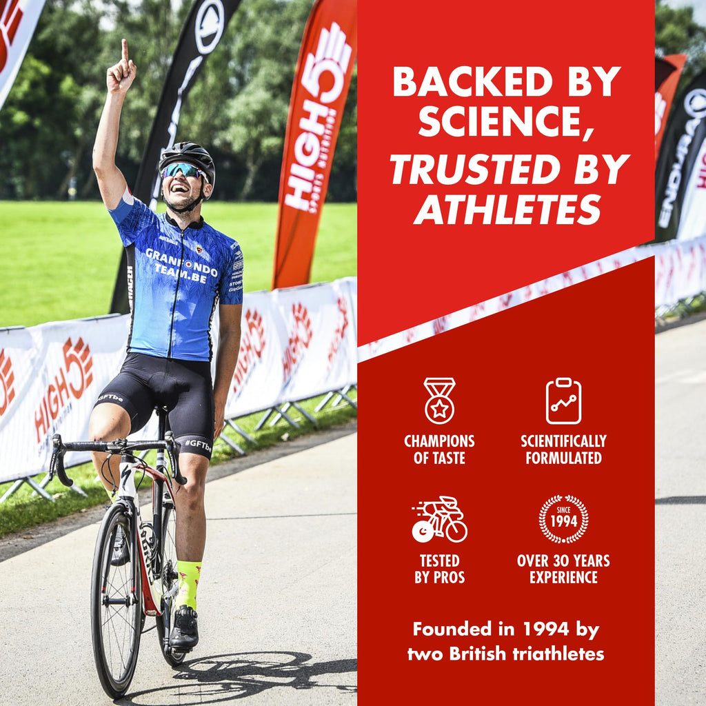 HIGH5 Sport Gel Running Pack - Energy Sachets - Mixed Flavours, 20x40g - Quick Fuel for Cycling, Running, Training - Damaged Box - BBE 01/2027