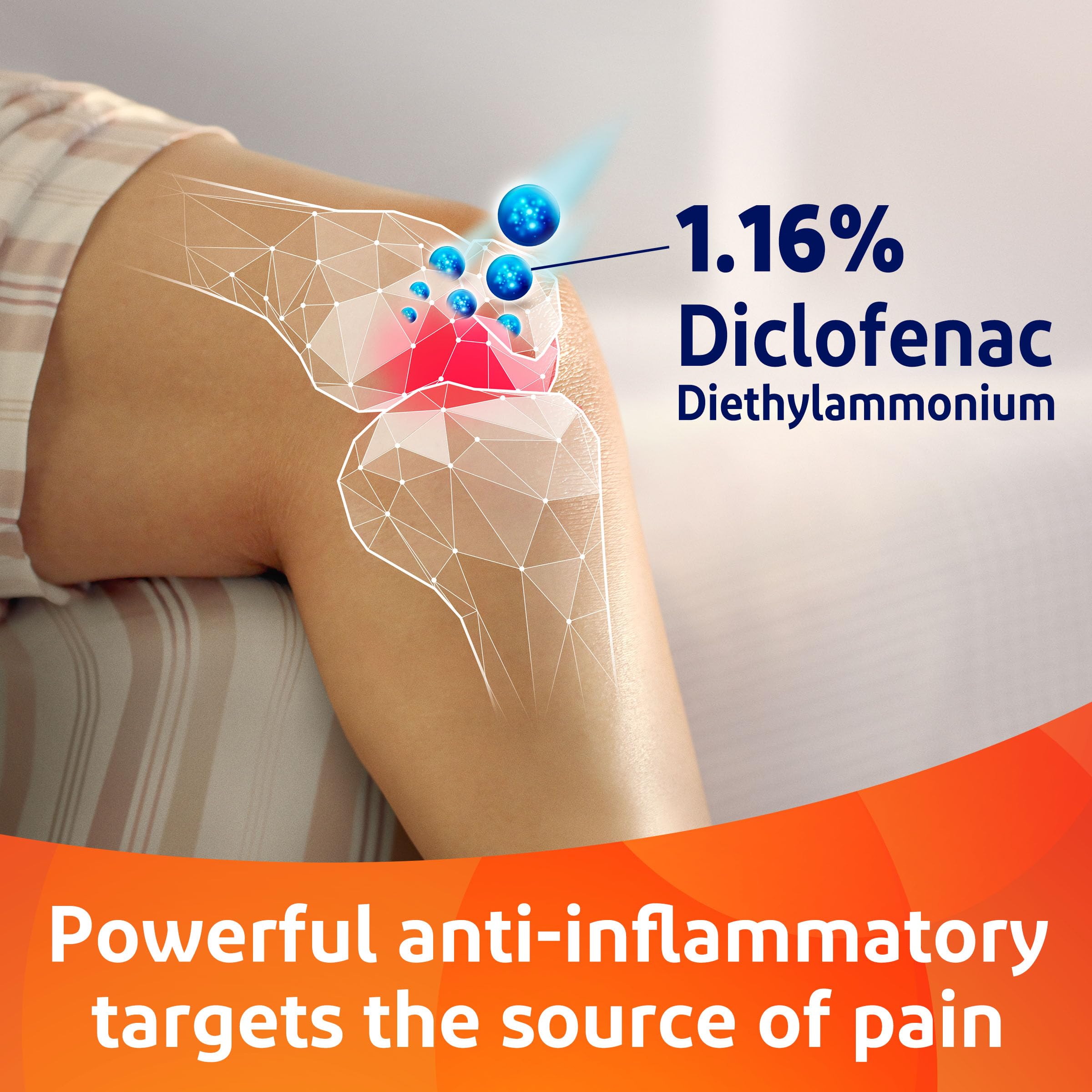 Voltarol Back & Muscle Pain Relief 1.16% Gel 100g - No Mess Applicator - Joint, Knee, Neck Pain Relief - Damaged Box - BBE 09/2028