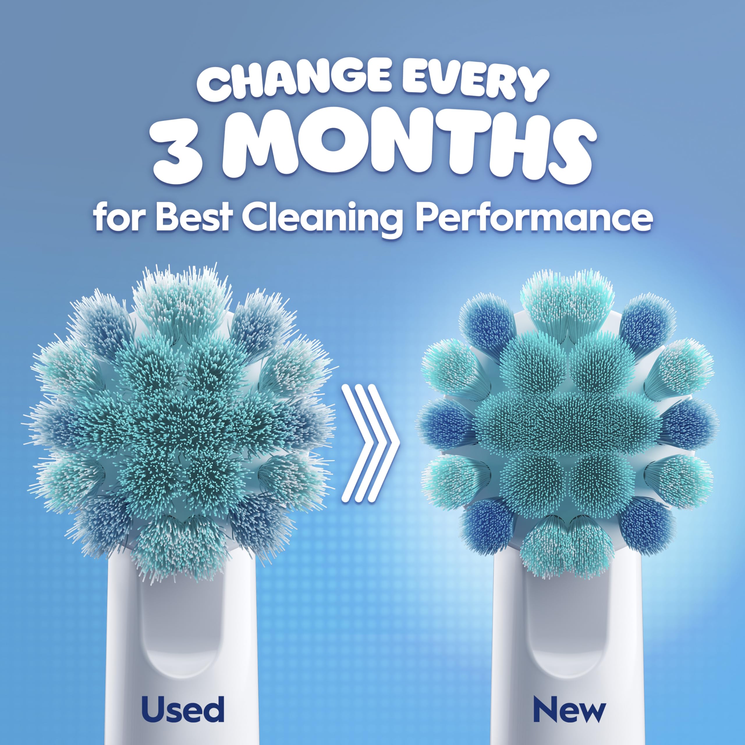 Oral-B Pro Kids Electric Toothbrush Head Spiderman Extra Soft Bristles Ages 3+ White 4 Pack Replacement Brush Heads - Damaged Box