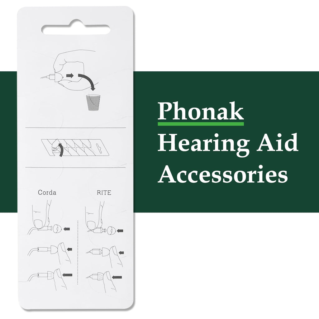 Phonak Open Domes Medium - Hearing Aid Replacements Accessories - 2 Packs - Damaged Box